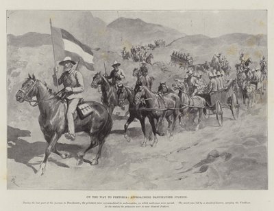 En camino a Pretoria, acercándose a la estación Dannhauser de Amedee Forestier